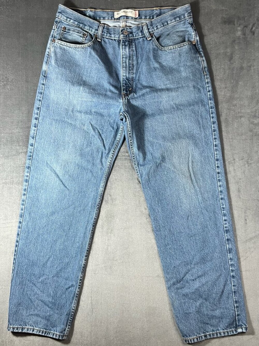 Levis 550 Jeans Mens 38x32 Blue Relaxed Fit Denim Mid Wash